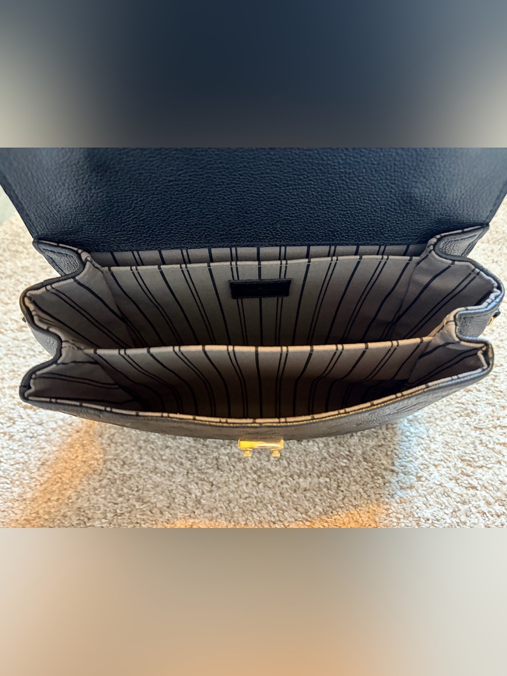 Louis Vuitton Black Monogram Empreinte Pochette Metis - Picture 7 of 10